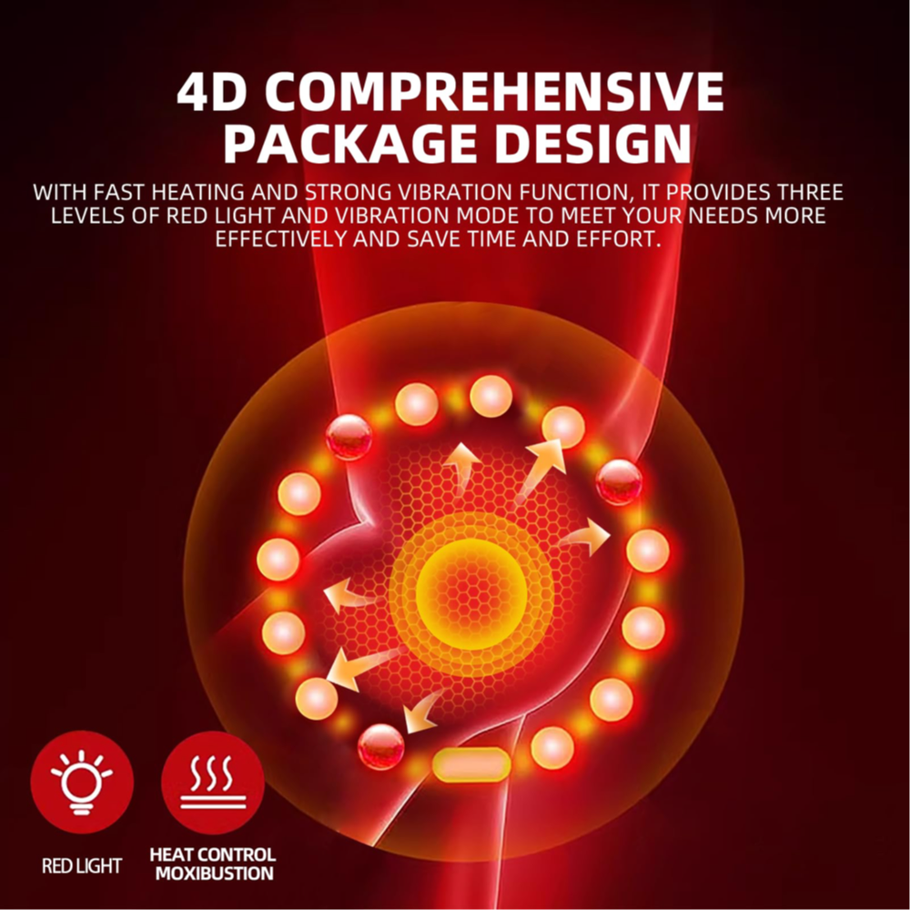 Wide-Wave Massager | Heat & Red-Light Therapy