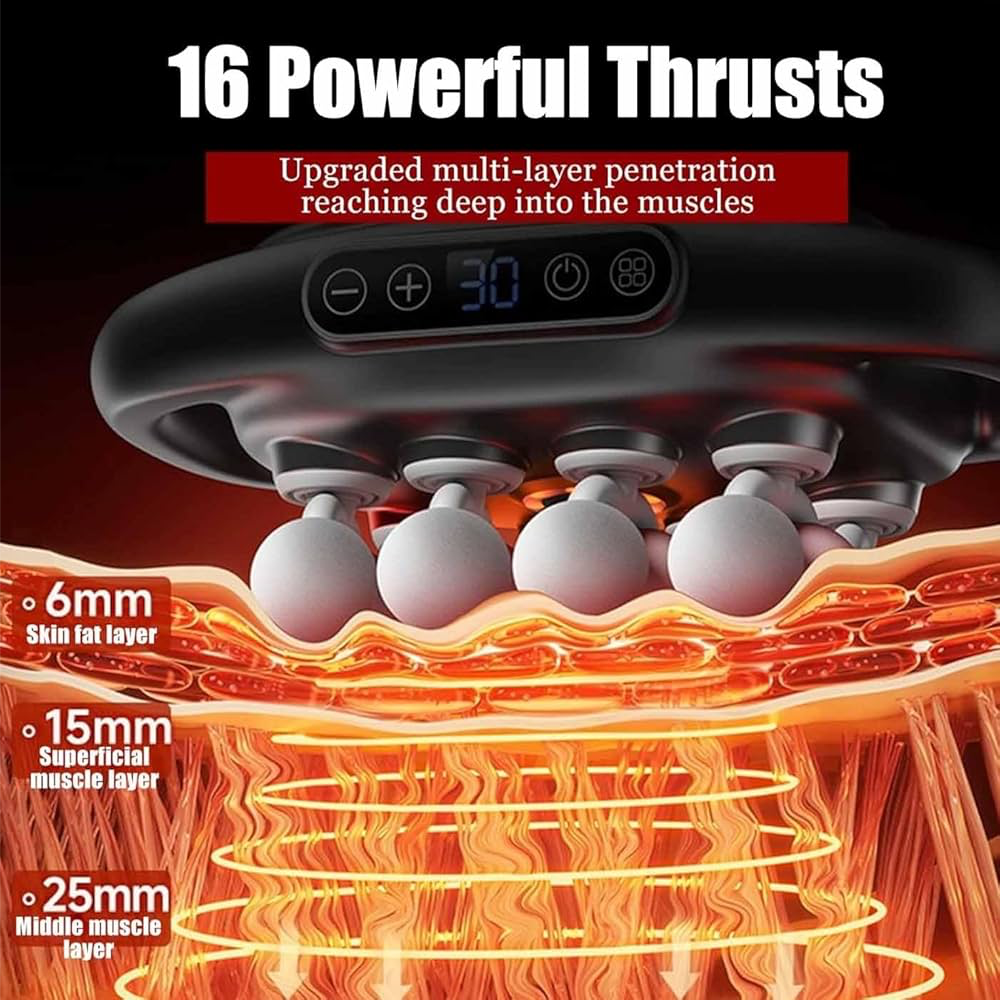 Wide-Wave Massager | Heat & Red-Light Therapy