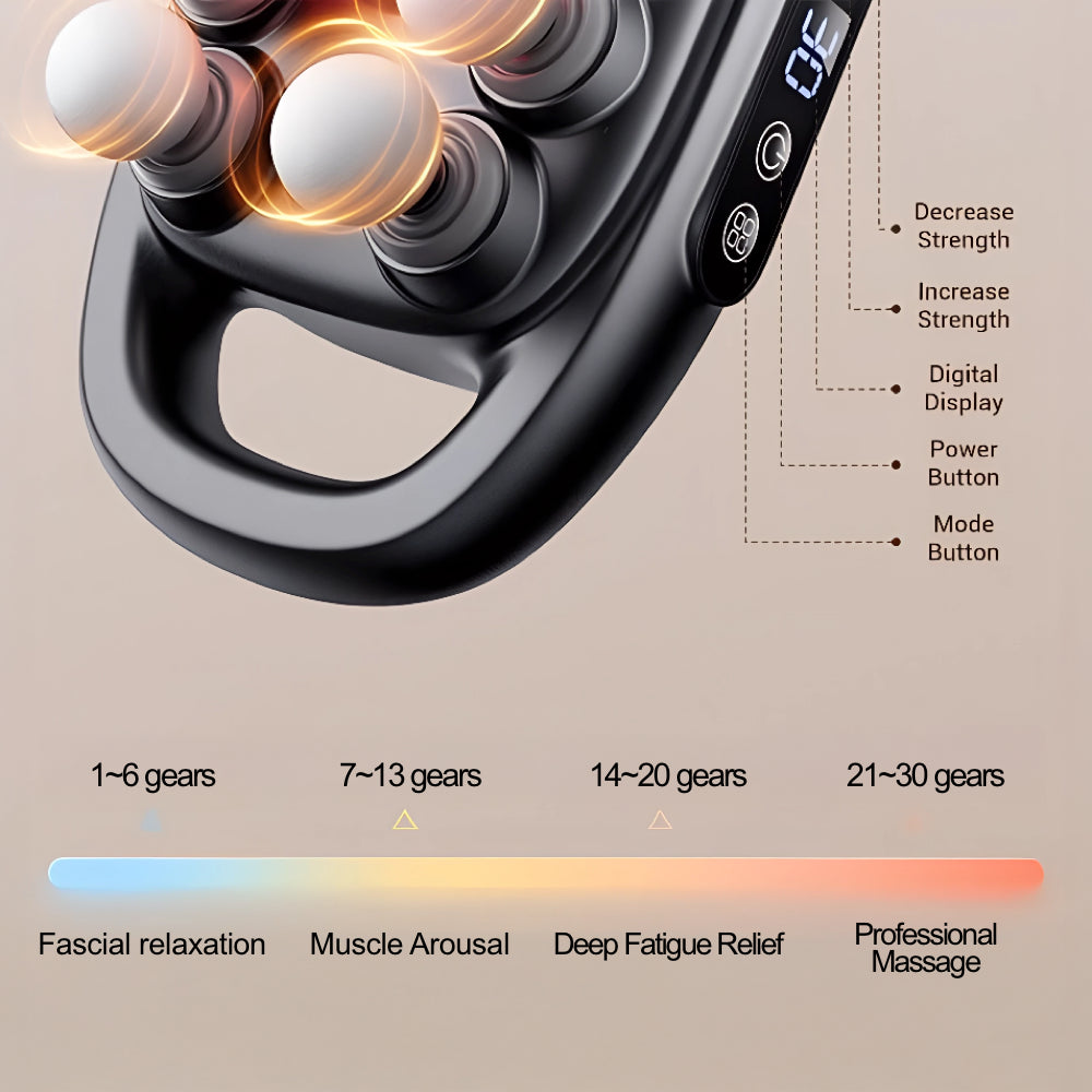 Wide-Wave Massager | Heat & Red-Light Therapy