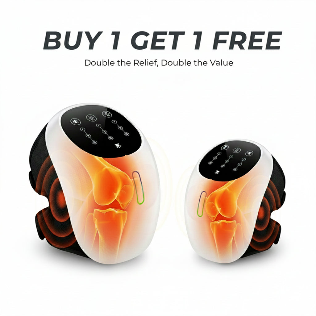 Cordless  360° Knee Massager | Heat & Red-Light Therapy